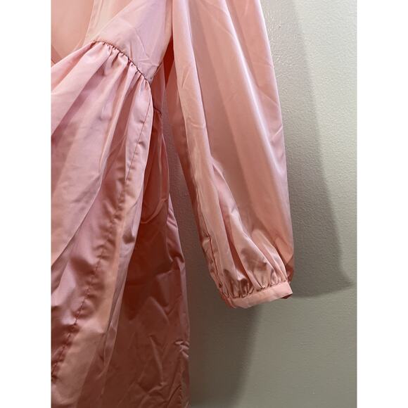 Coquette Ballet Romantic Babydoll Empire Waist Mini Dress 2XS Barbiecore Minimal - Picture 8 of 16